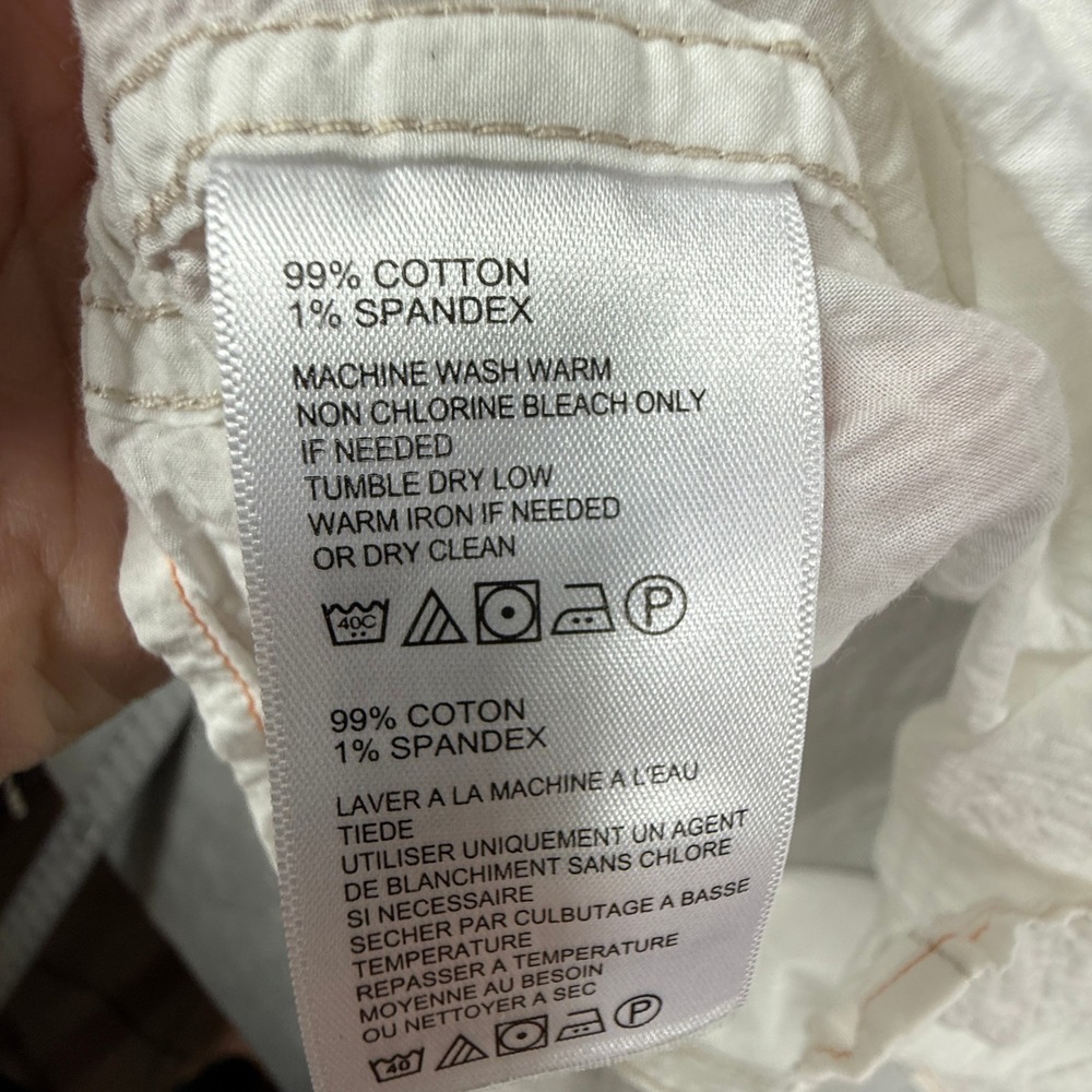 Tommy Bahama White Cotton Spandex Short Sleeve‎ Button Up Shirt XXXL - Picture 6 of 11